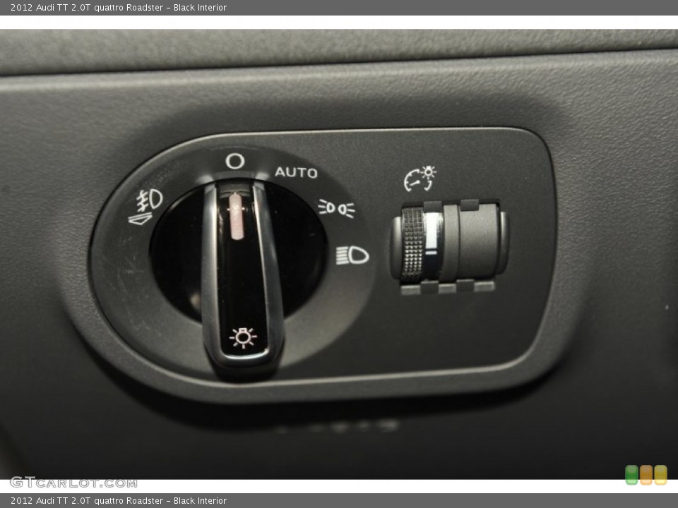 Black Interior Controls for the 2012 Audi TT 2.0T quattro Roadster #53241087