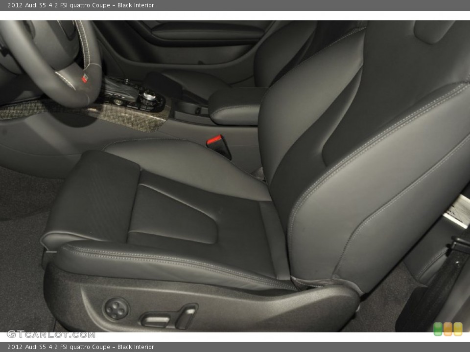 Black Interior Photo for the 2012 Audi S5 4.2 FSI quattro Coupe #53241252