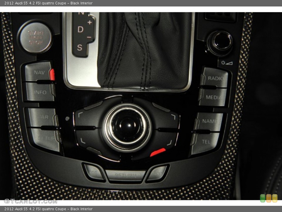 Black Interior Controls for the 2012 Audi S5 4.2 FSI quattro Coupe #53241321