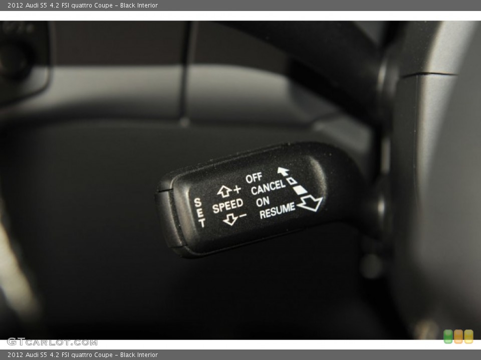 Black Interior Controls for the 2012 Audi S5 4.2 FSI quattro Coupe #53241351