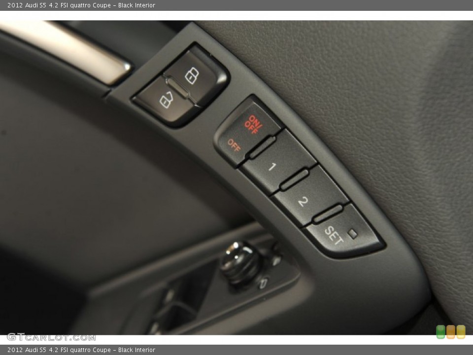 Black Interior Controls for the 2012 Audi S5 4.2 FSI quattro Coupe #53241369