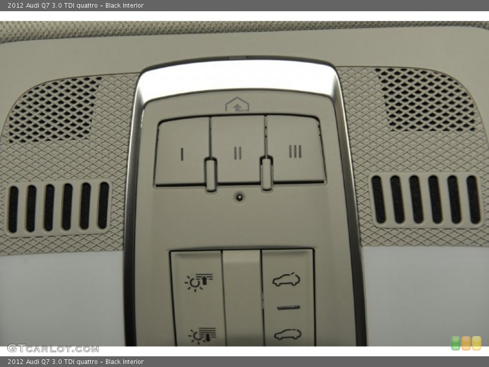 Black Interior Controls for the 2012 Audi Q7 3.0 TDI quattro #53242623