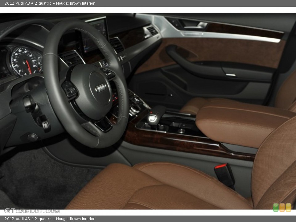 Nougat Brown Interior Photo for the 2012 Audi A8 4.2 quattro #53242884