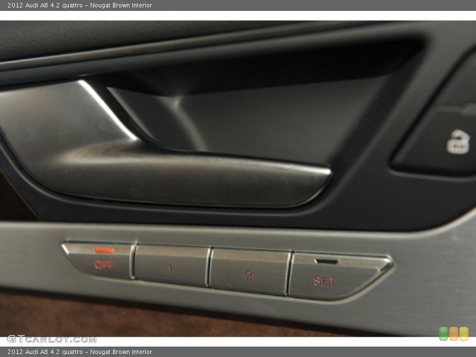 Nougat Brown Interior Controls for the 2012 Audi A8 4.2 quattro #53242902