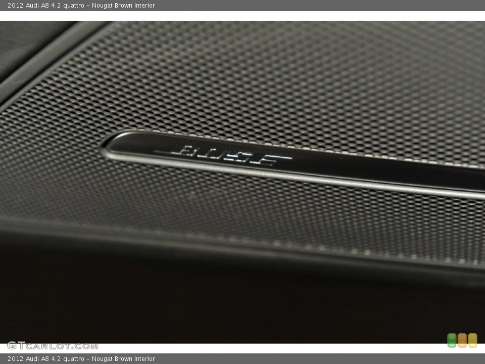 Nougat Brown Interior Audio System for the 2012 Audi A8 4.2 quattro #53242908