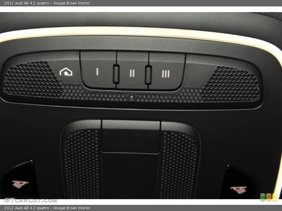 Nougat Brown Interior Controls for the 2012 Audi A8 4.2 quattro #53242929