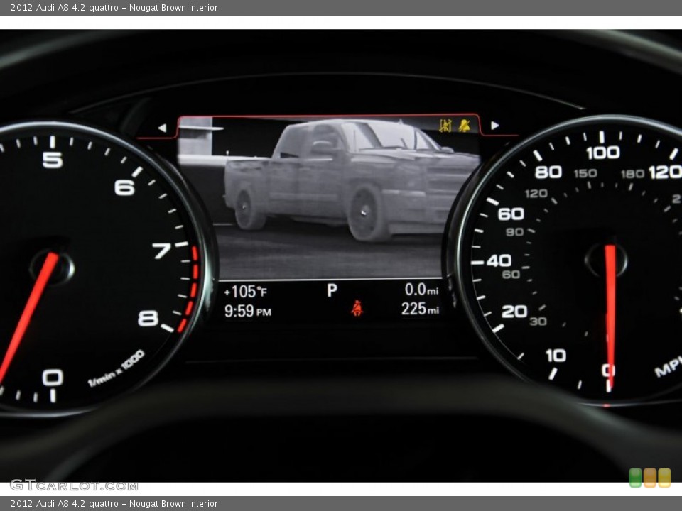 Nougat Brown Interior Gauges for the 2012 Audi A8 4.2 quattro #53243007