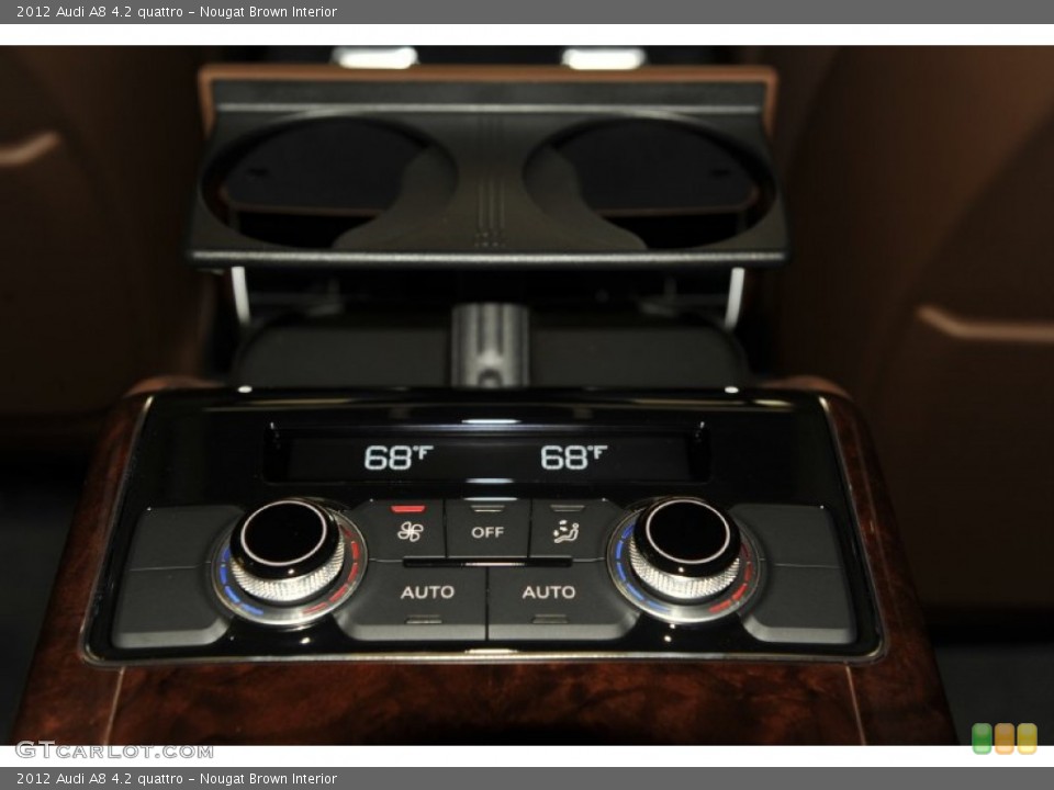 Nougat Brown Interior Controls for the 2012 Audi A8 4.2 quattro #53243043