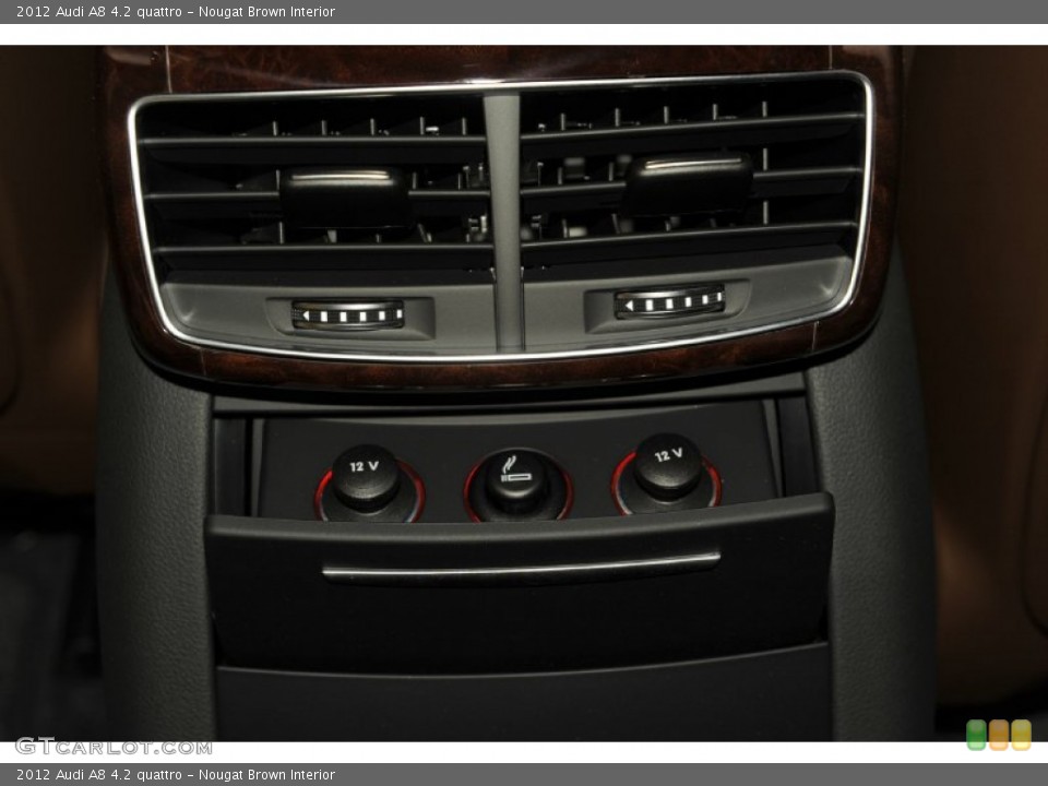 Nougat Brown Interior Controls for the 2012 Audi A8 4.2 quattro #53243052
