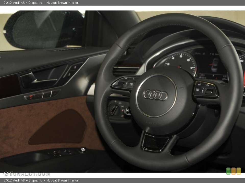 Nougat Brown Interior Steering Wheel for the 2012 Audi A8 4.2 quattro #53243070