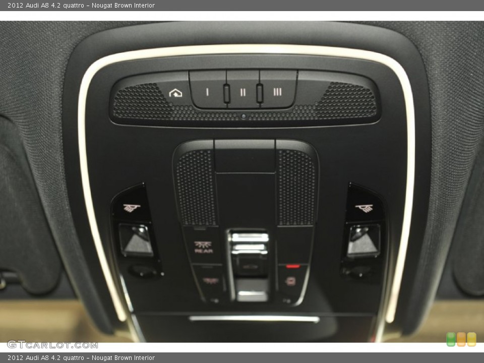 Nougat Brown Interior Controls for the 2012 Audi A8 4.2 quattro #53243085