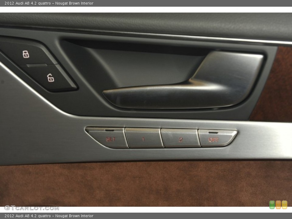 Nougat Brown Interior Controls for the 2012 Audi A8 4.2 quattro #53243136