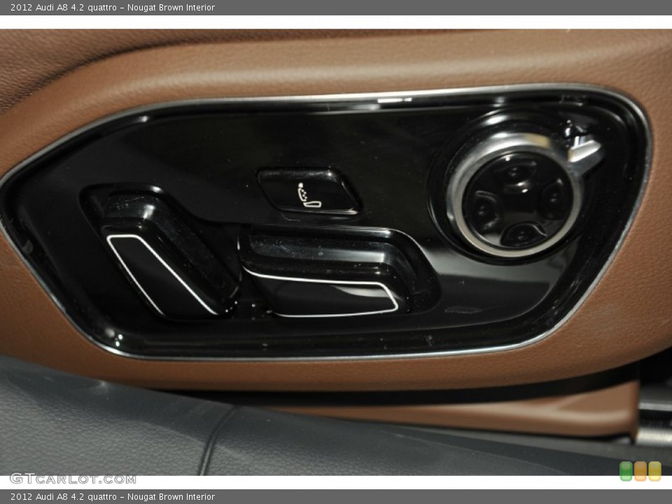 Nougat Brown Interior Controls for the 2012 Audi A8 4.2 quattro #53243142