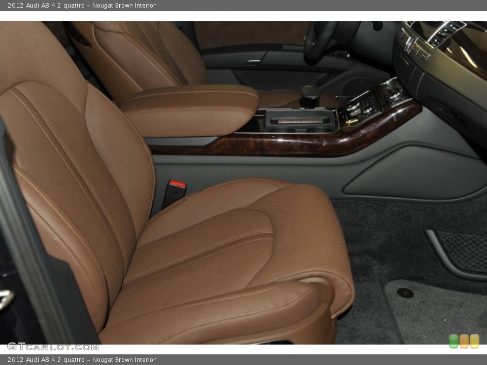 Nougat Brown Interior Photo for the 2012 Audi A8 4.2 quattro #53243145