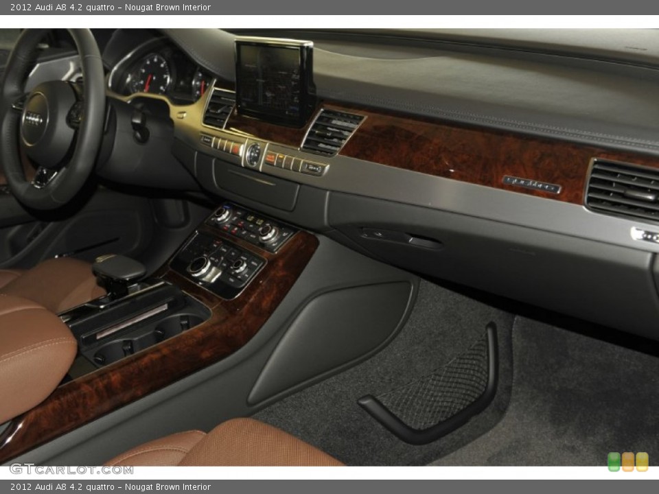 Nougat Brown Interior Dashboard for the 2012 Audi A8 4.2 quattro #53243154