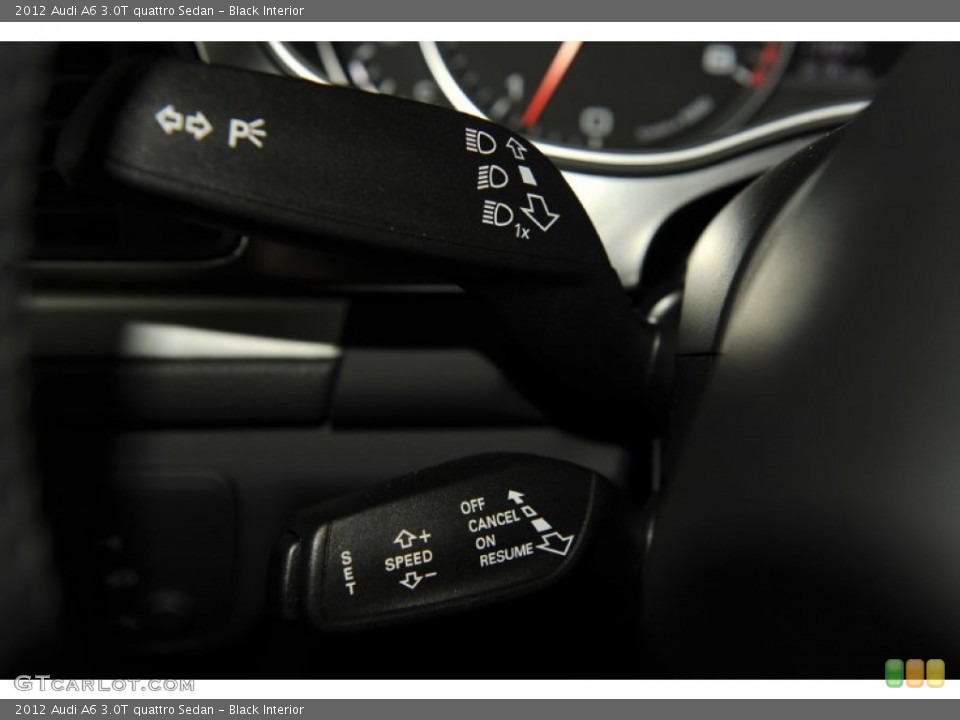 Black Interior Controls for the 2012 Audi A6 3.0T quattro Sedan #53243331