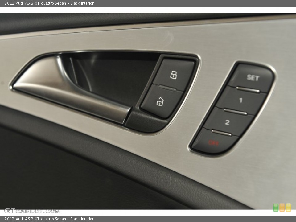 Black Interior Controls for the 2012 Audi A6 3.0T quattro Sedan #53243340