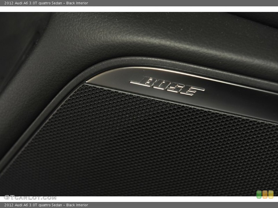 Black Interior Audio System for the 2012 Audi A6 3.0T quattro Sedan #53243352