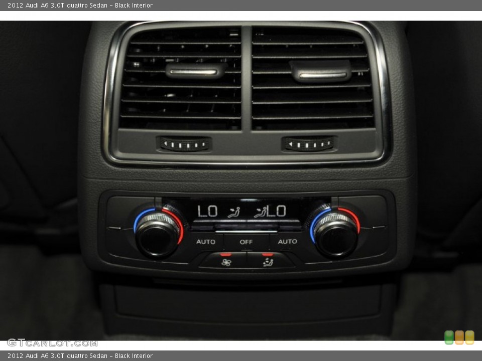 Black Interior Controls for the 2012 Audi A6 3.0T quattro Sedan #53243379
