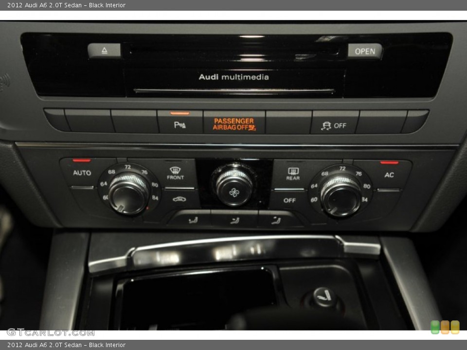 Black Interior Controls for the 2012 Audi A6 2.0T Sedan #53243559