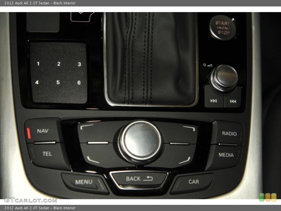 Black Interior Controls for the 2012 Audi A6 2.0T Sedan #53243580