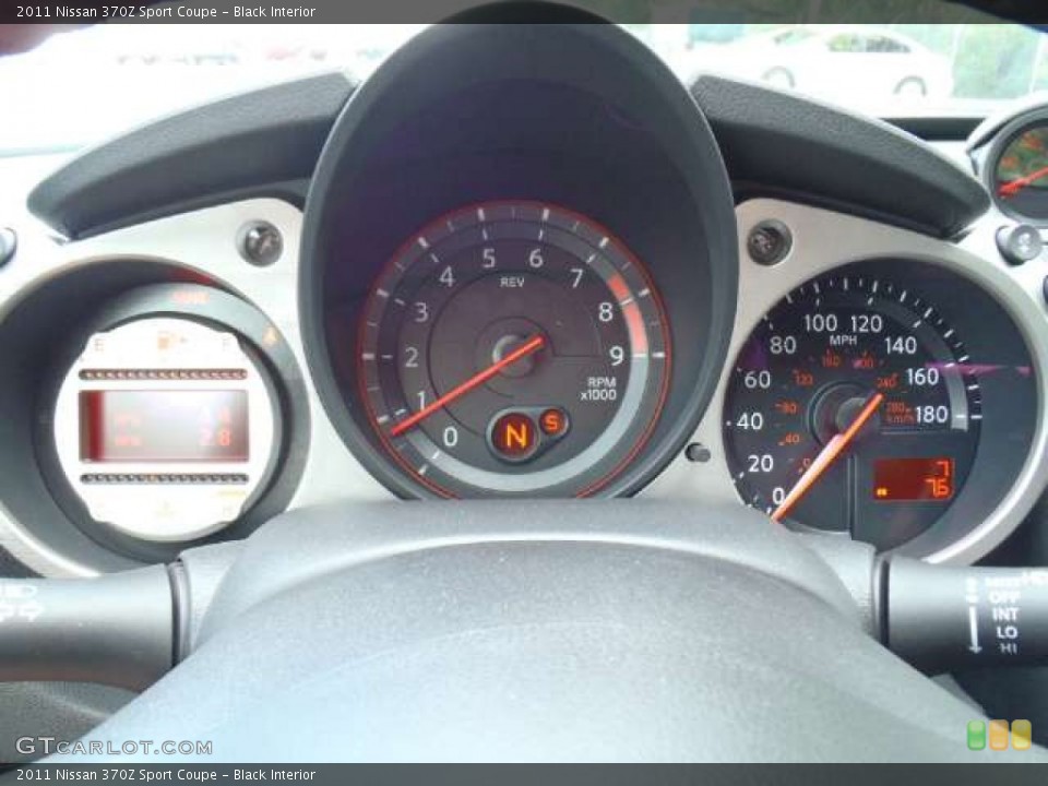 Black Interior Gauges for the 2011 Nissan 370Z Sport Coupe #53248069