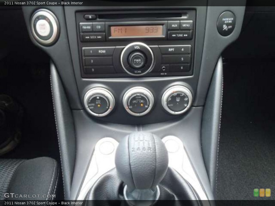 Black Interior Audio System for the 2011 Nissan 370Z Sport Coupe #53248087