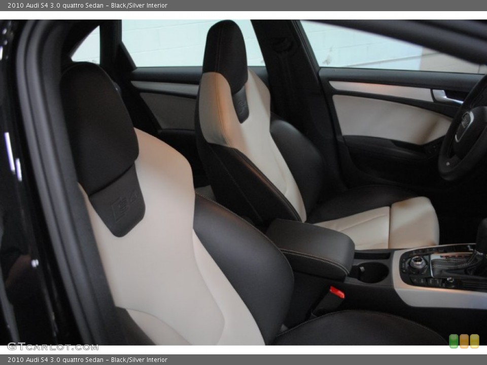 Black/Silver Interior Photo for the 2010 Audi S4 3.0 quattro Sedan #53248639