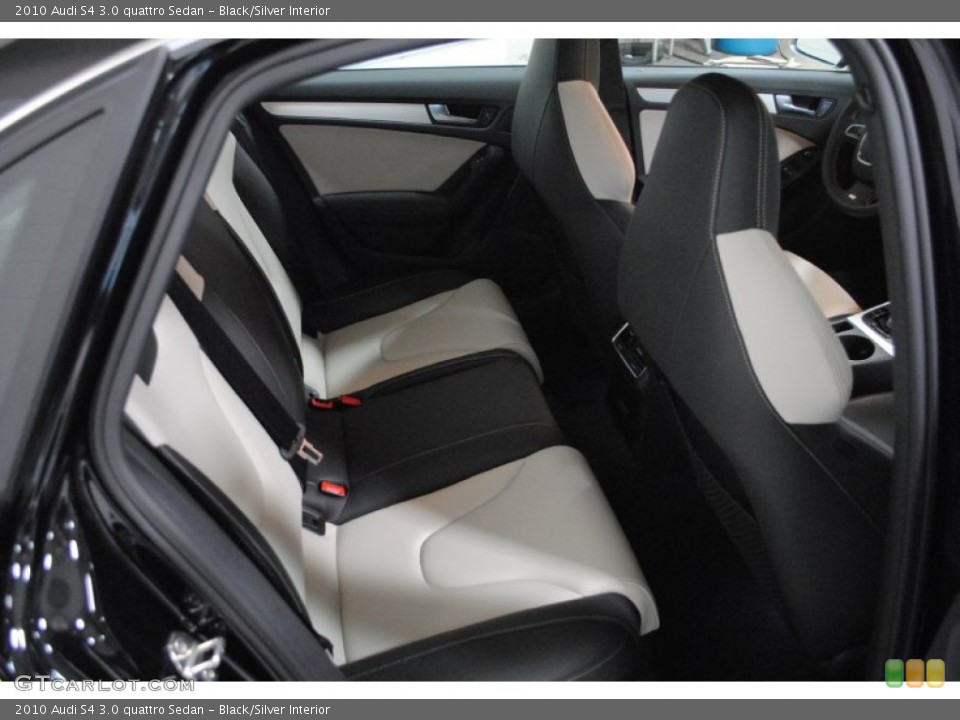 Black/Silver Interior Photo for the 2010 Audi S4 3.0 quattro Sedan #53248663