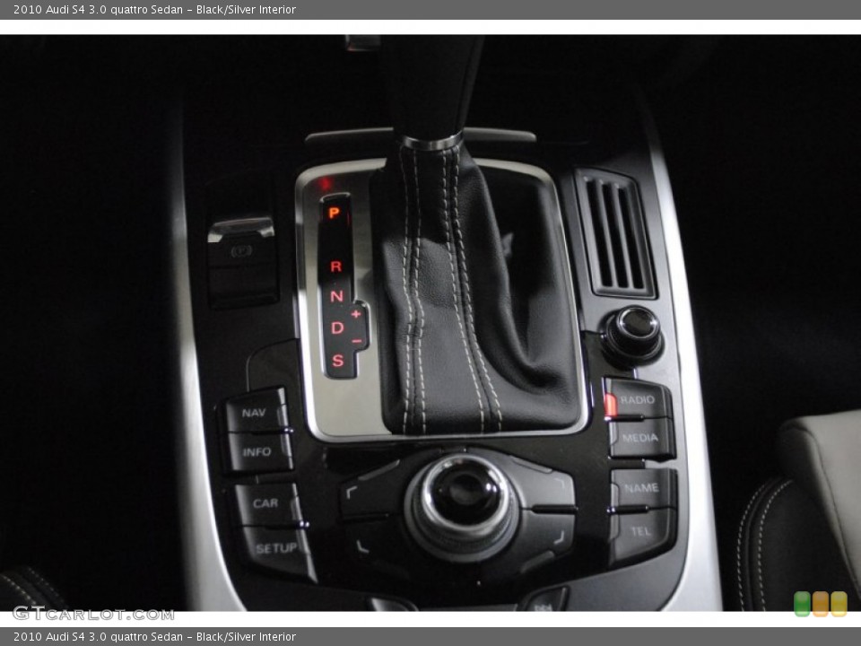 Black/Silver Interior Controls for the 2010 Audi S4 3.0 quattro Sedan #53248867