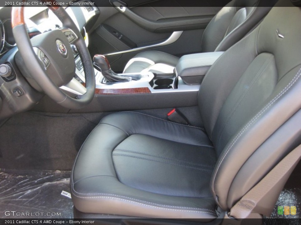 Ebony Interior Photo for the 2011 Cadillac CTS 4 AWD Coupe #53248898