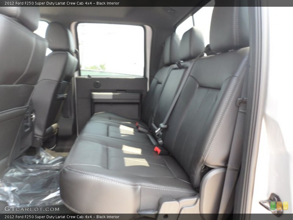 Black Interior Photo for the 2012 Ford F250 Super Duty Lariat Crew Cab 4x4 #53248899