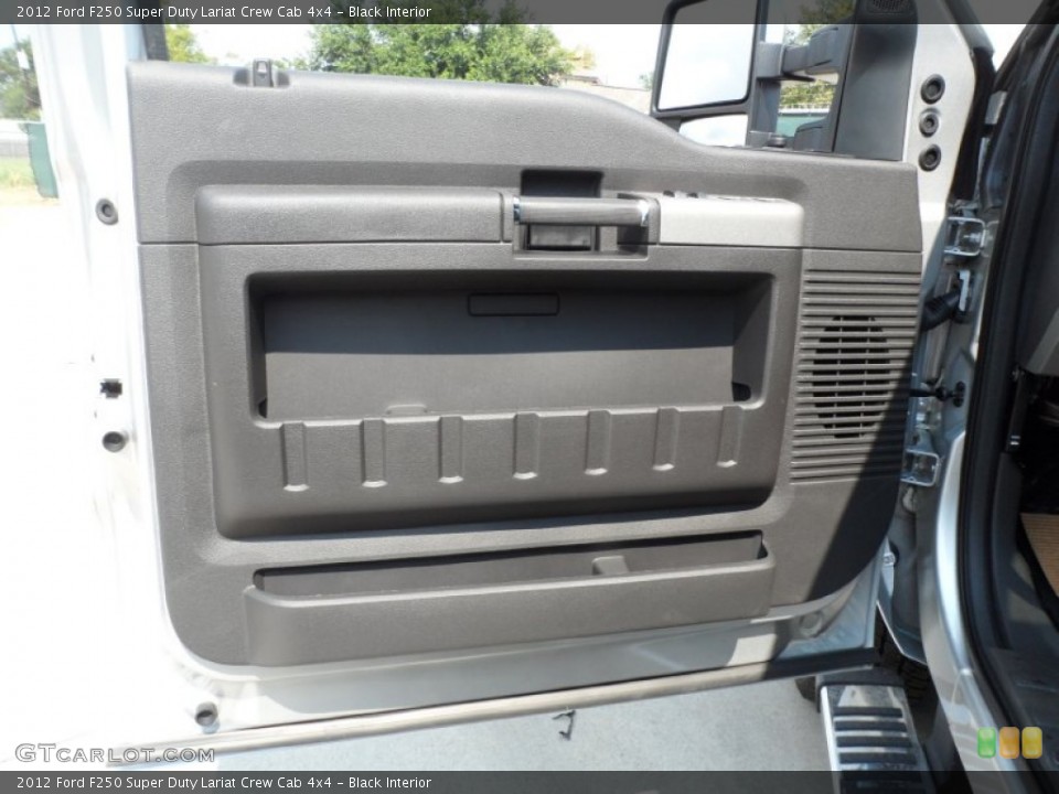 Black Interior Door Panel for the 2012 Ford F250 Super Duty Lariat Crew Cab 4x4 #53248909