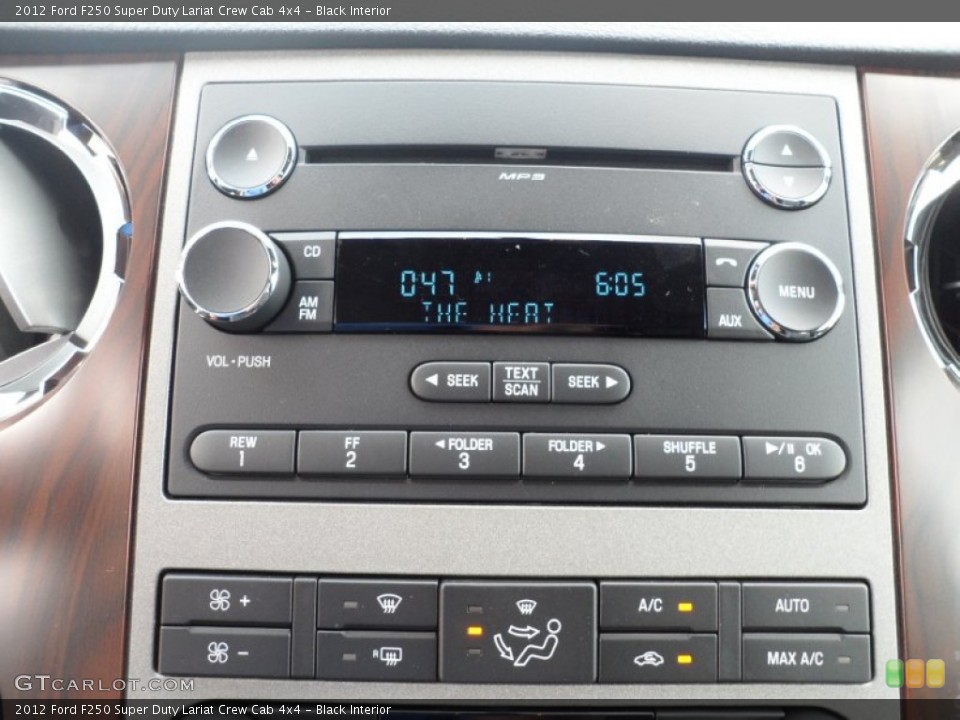 Black Interior Audio System for the 2012 Ford F250 Super Duty Lariat Crew Cab 4x4 #53249044