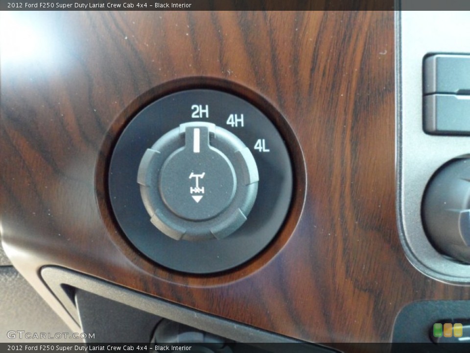 Black Interior Controls for the 2012 Ford F250 Super Duty Lariat Crew Cab 4x4 #53249125