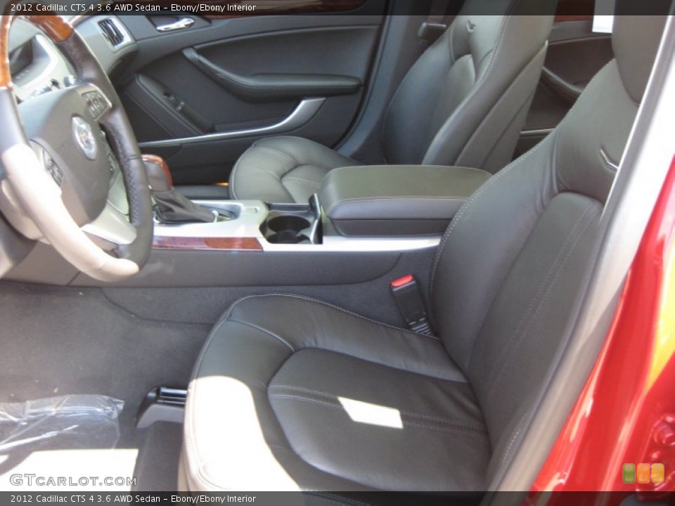 Ebony/Ebony Interior Photo for the 2012 Cadillac CTS 4 3.6 AWD Sedan #53249260