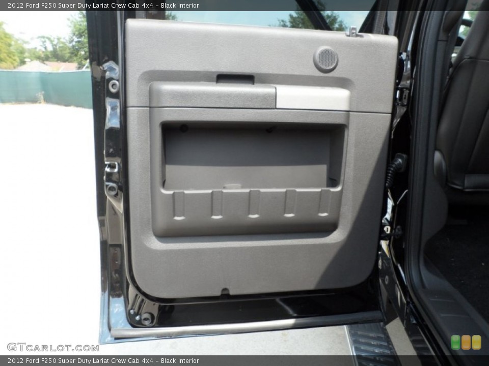 Black Interior Door Panel for the 2012 Ford F250 Super Duty Lariat Crew Cab 4x4 #53249533