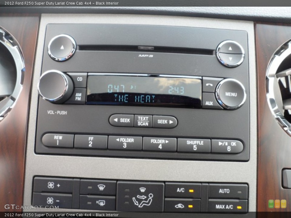 Black Interior Audio System for the 2012 Ford F250 Super Duty Lariat Crew Cab 4x4 #53249668