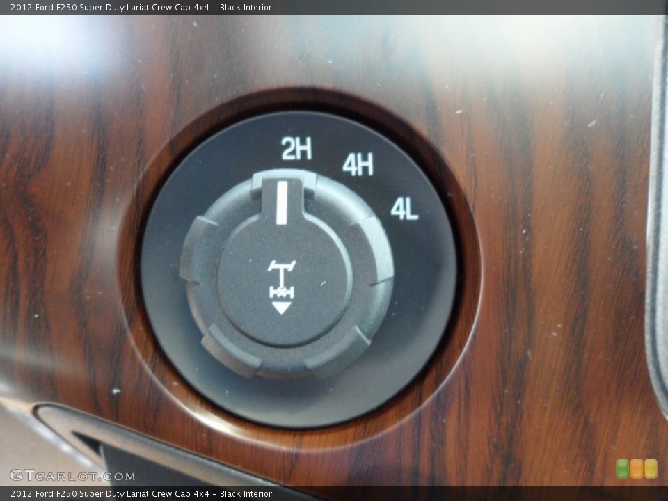 Black Interior Controls for the 2012 Ford F250 Super Duty Lariat Crew Cab 4x4 #53249743