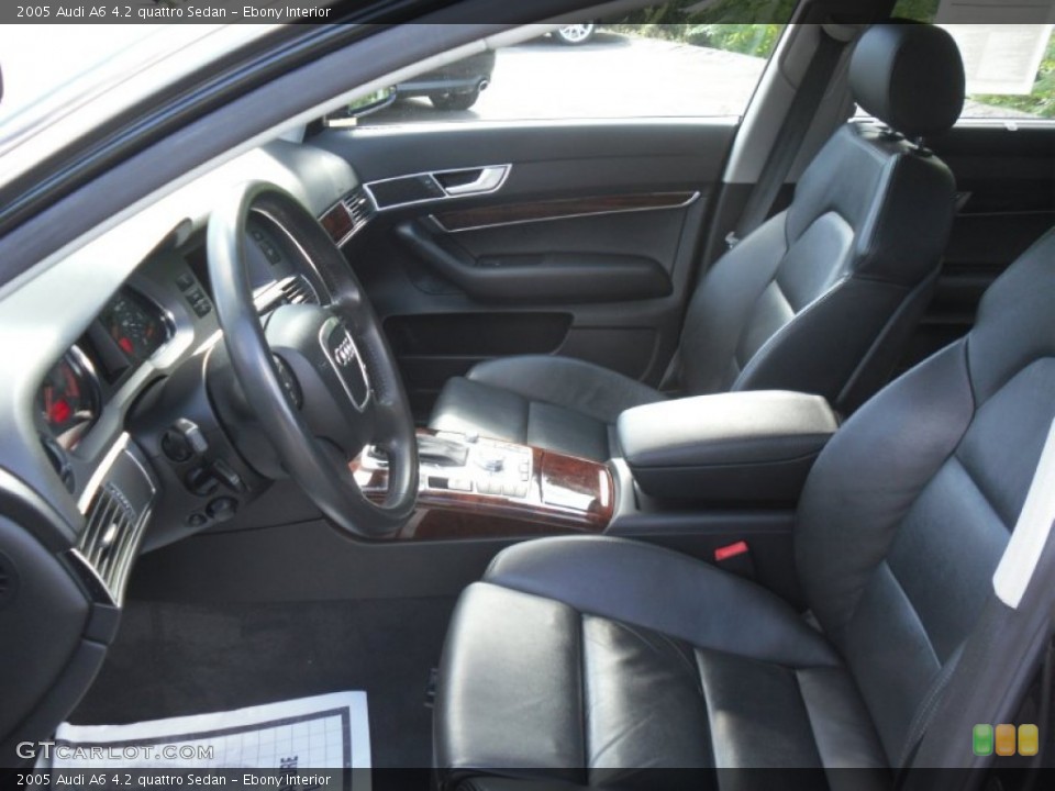 Ebony Interior Photo for the 2005 Audi A6 4.2 quattro Sedan #53249994