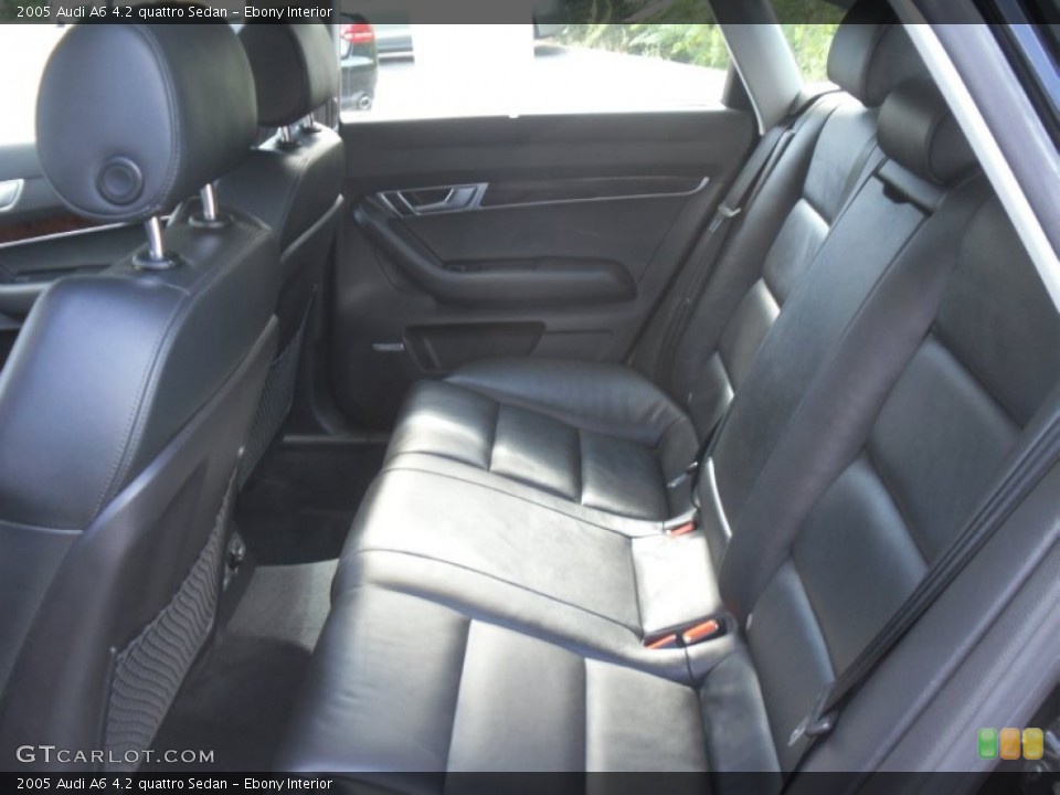 Ebony Interior Photo for the 2005 Audi A6 4.2 quattro Sedan #53250007