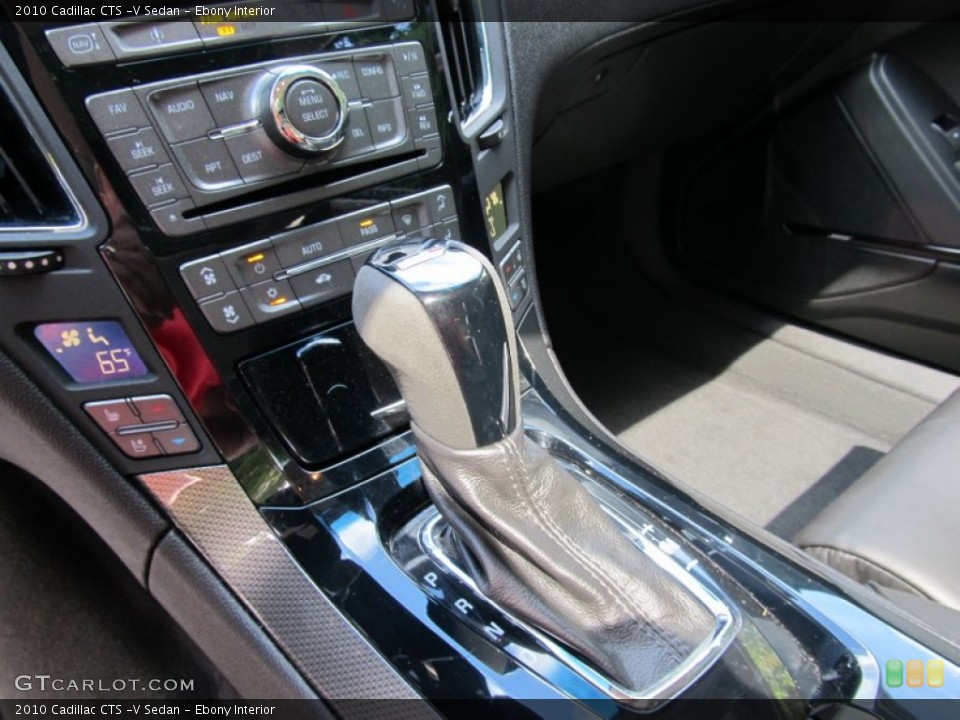 Ebony Interior Transmission for the 2010 Cadillac CTS -V Sedan #53251735