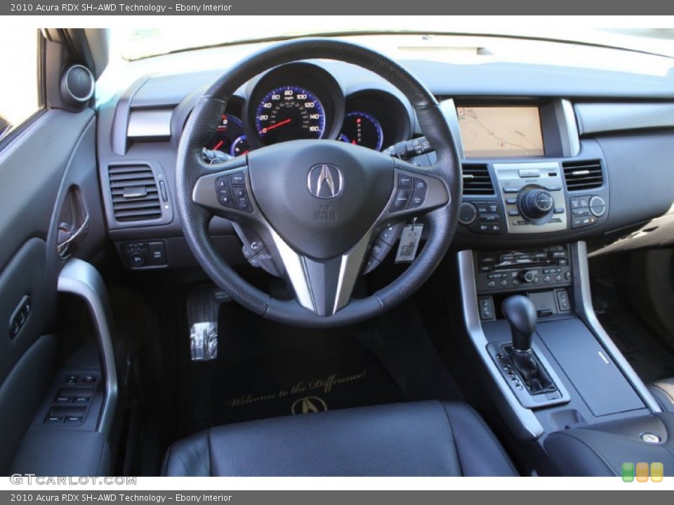 Ebony Interior Dashboard for the 2010 Acura RDX SH-AWD Technology #53252704