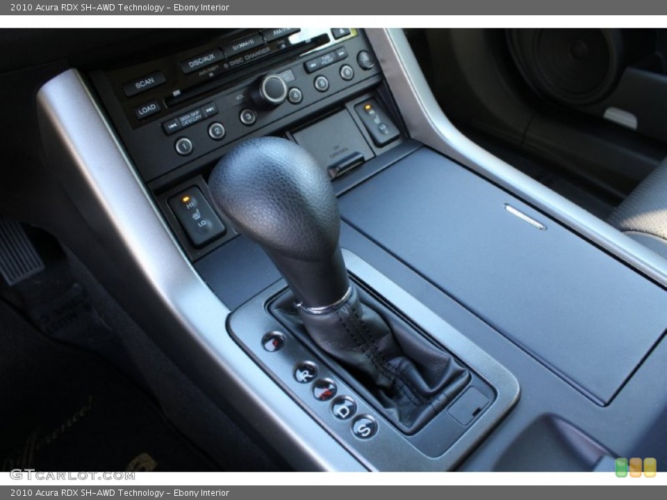 Ebony Interior Transmission for the 2010 Acura RDX SH-AWD Technology #53252785