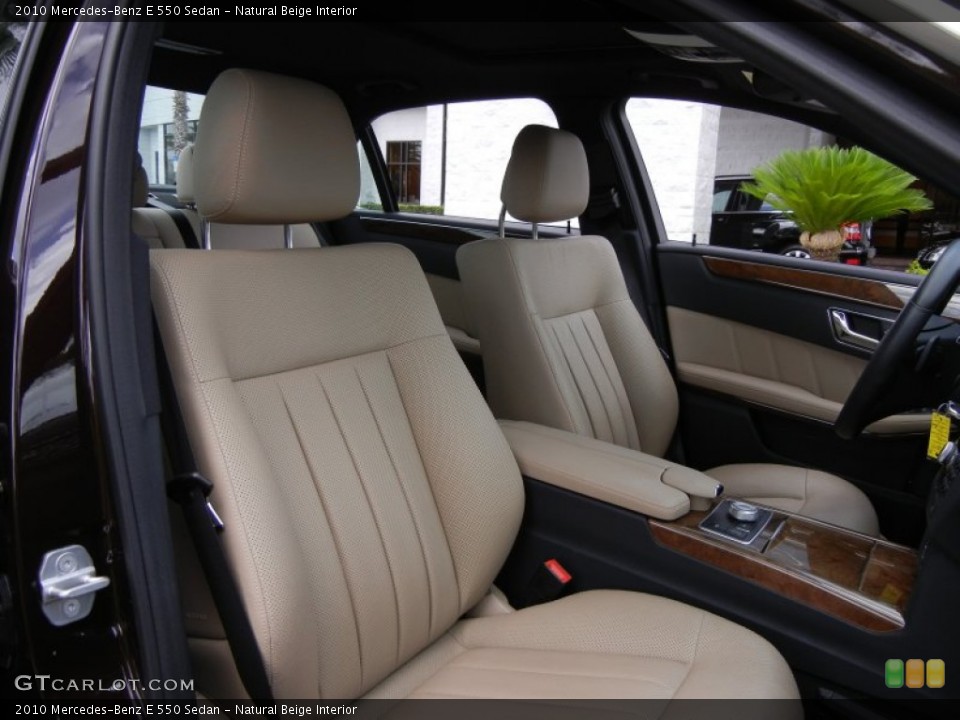 Natural Beige Interior Photo for the 2010 Mercedes-Benz E 550 Sedan #53252890