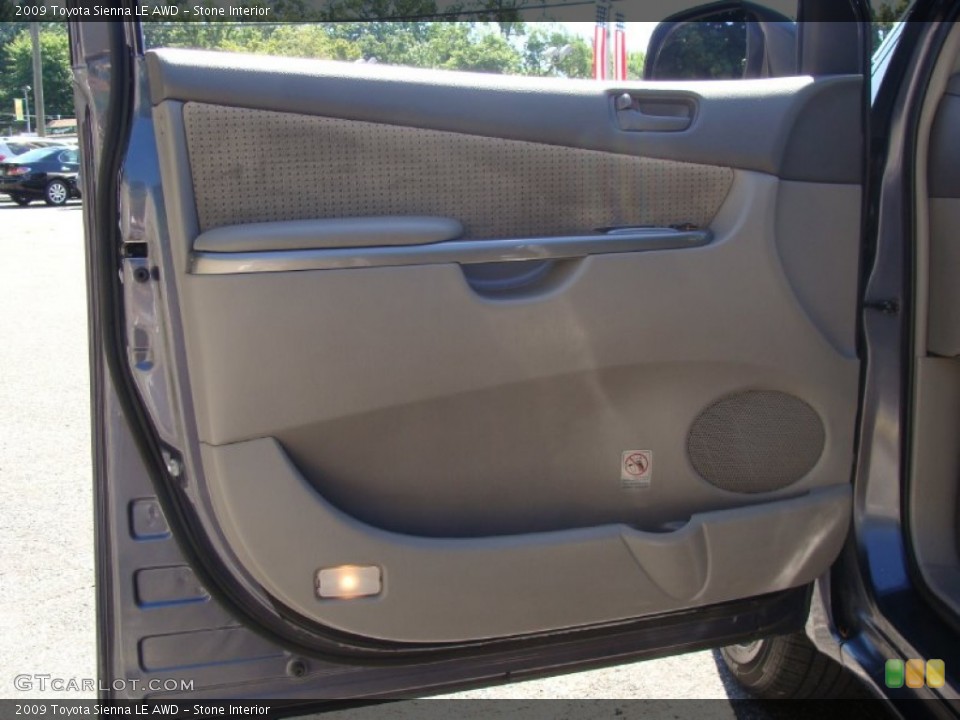 Stone Interior Door Panel for the 2009 Toyota Sienna LE AWD #53256982