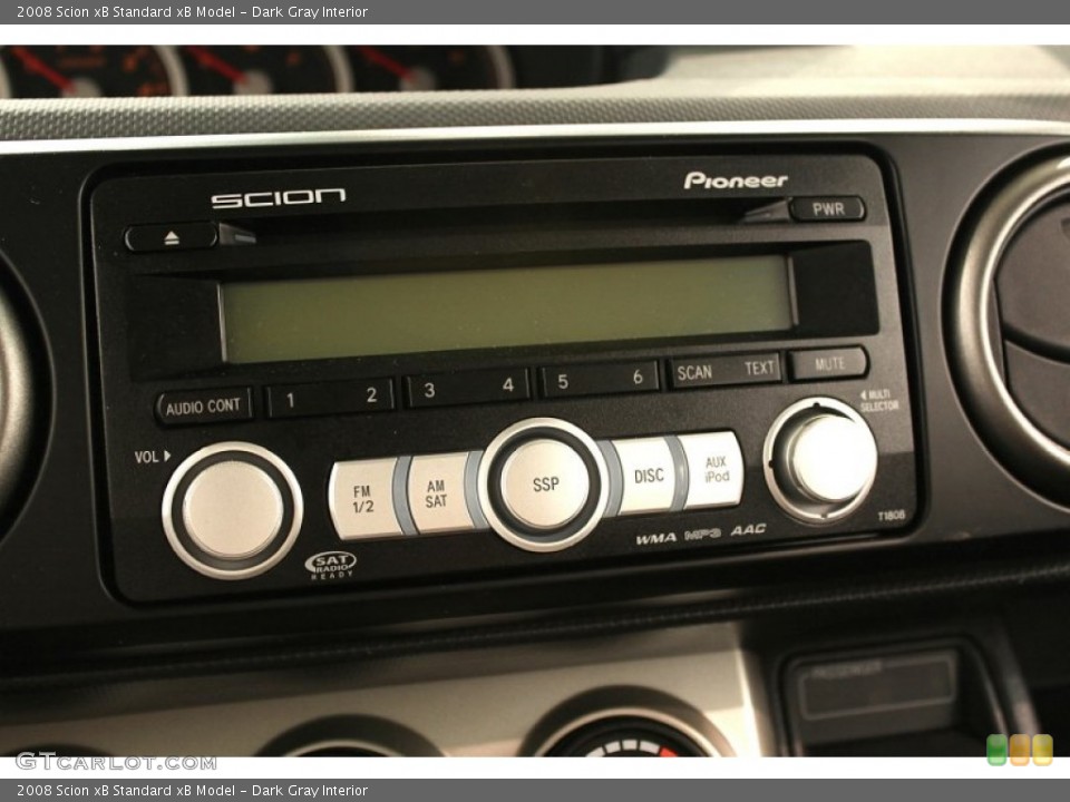 Dark Gray Interior Audio System for the 2008 Scion xB  #53259286