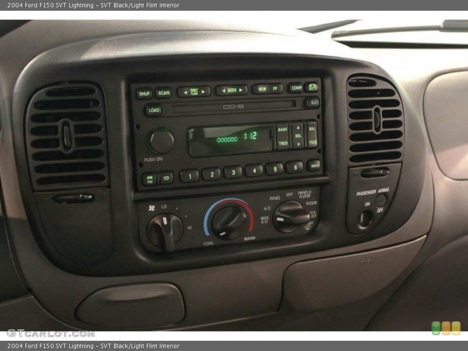 SVT Black/Light Flint Interior Controls for the 2004 Ford F150 SVT Lightning #53261359