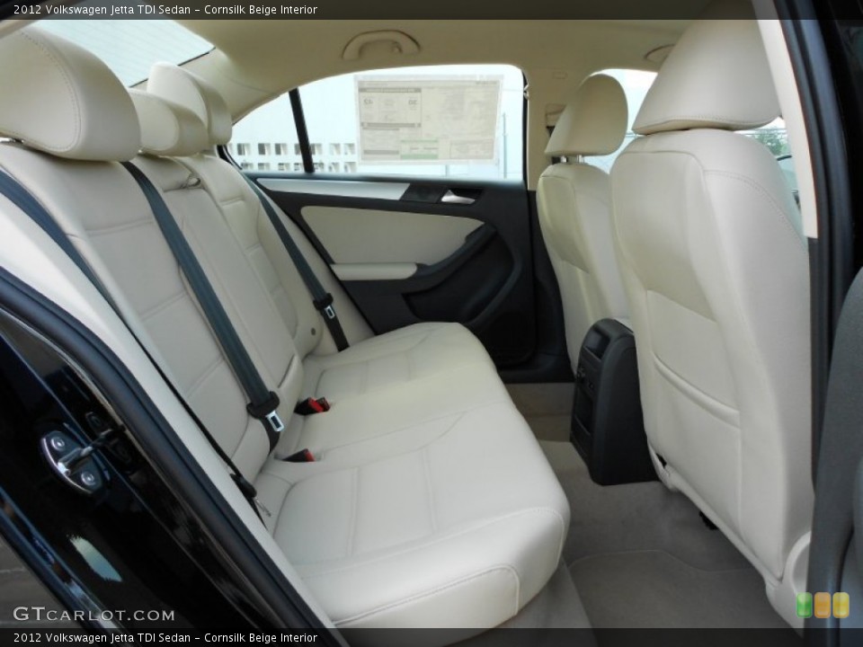 Cornsilk Beige Interior Photo for the 2012 Volkswagen Jetta TDI Sedan #53261995