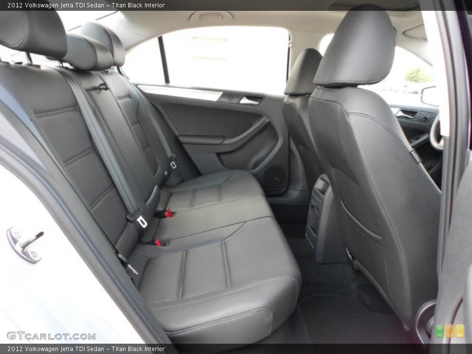 Titan Black Interior Photo for the 2012 Volkswagen Jetta TDI Sedan #53262664